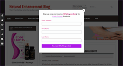 Desktop Screenshot of naturalenhancementblog.com