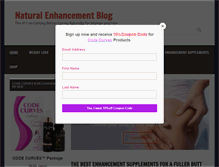 Tablet Screenshot of naturalenhancementblog.com